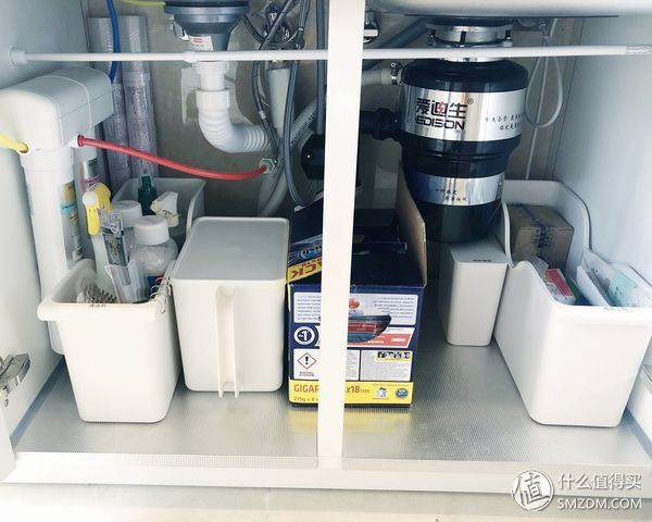 拯救mini厨房二-垃圾处理器开箱及水槽下收纳