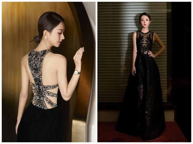 赵丽颖终于亮相，涂着大红唇特别妩媚，现在太有女人味了!