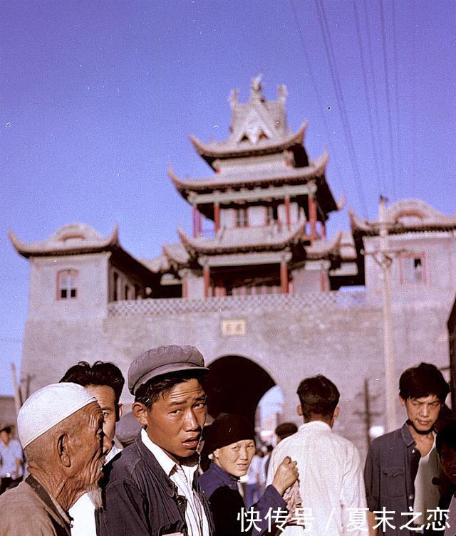 彩色老照片,建国十周年时的生活记忆!