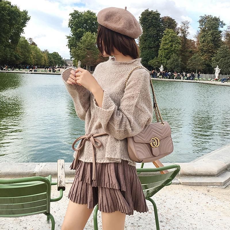 腰粗屁股大的女人，少穿毛衣!试试这些中长秋衫，轻松遮肉超显瘦