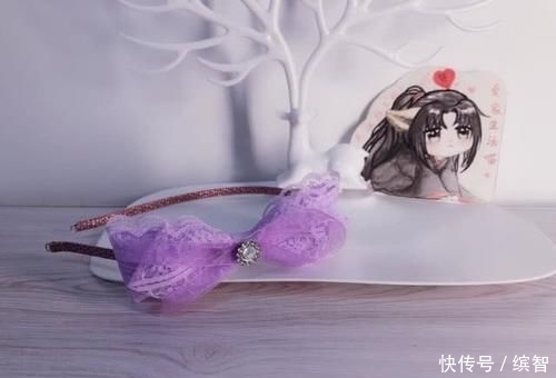 蝴蝶结@小公主蕾丝蝴蝶结发箍自己做,比买的还漂亮