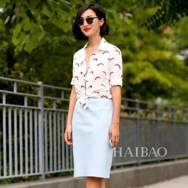 金秘书:铅笔裙怎么穿得高级又好看?教科书级别的穿法在这里!