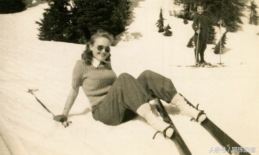 老照片:回顾上世纪四五十年代的墨镜美女