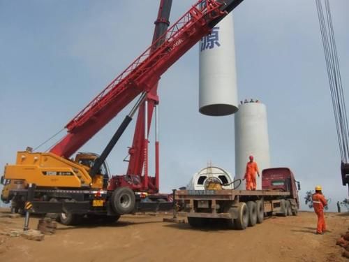  #安装#安装风力发电机，比盖一栋大楼还要复杂？中国施工队太牛