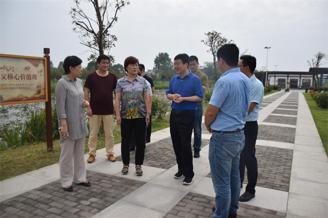 省旅游发展委员会来陶辛水韵考察景区发展情况