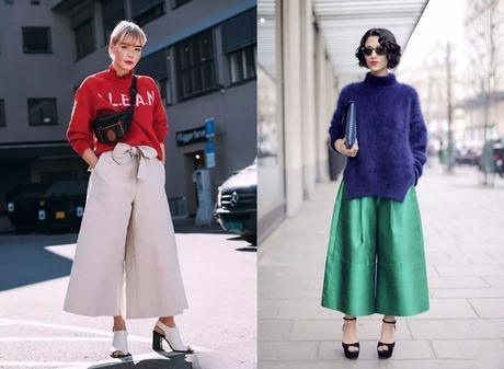 女人秋天穿“阔腿裤”，别犯这3个“错误”，穿错显矮又显胖！