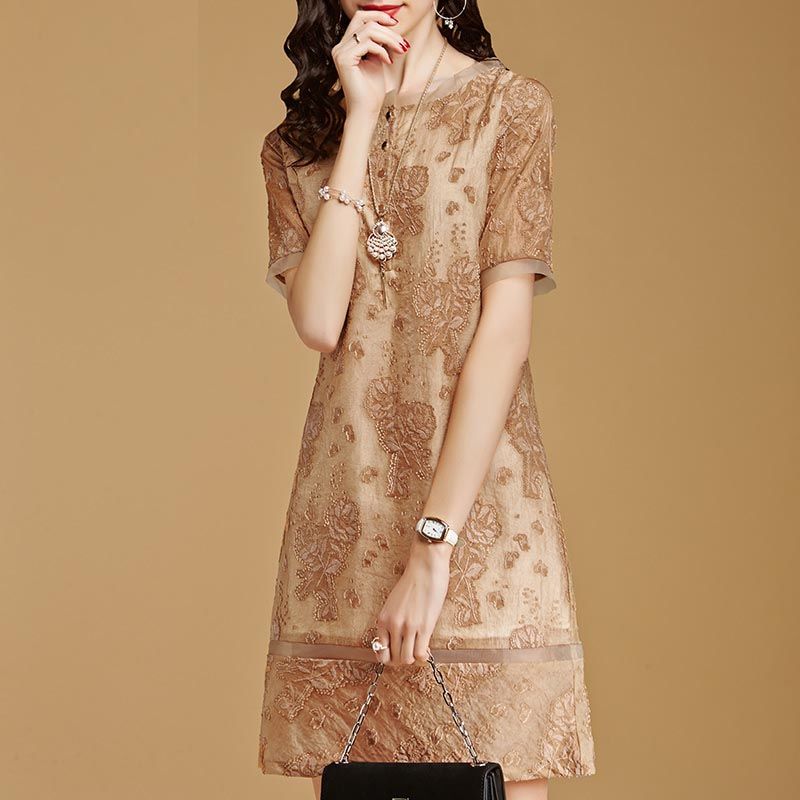 7月刚上的“冰麻裙”，适合22-53岁女人，胖点矮点都可以穿