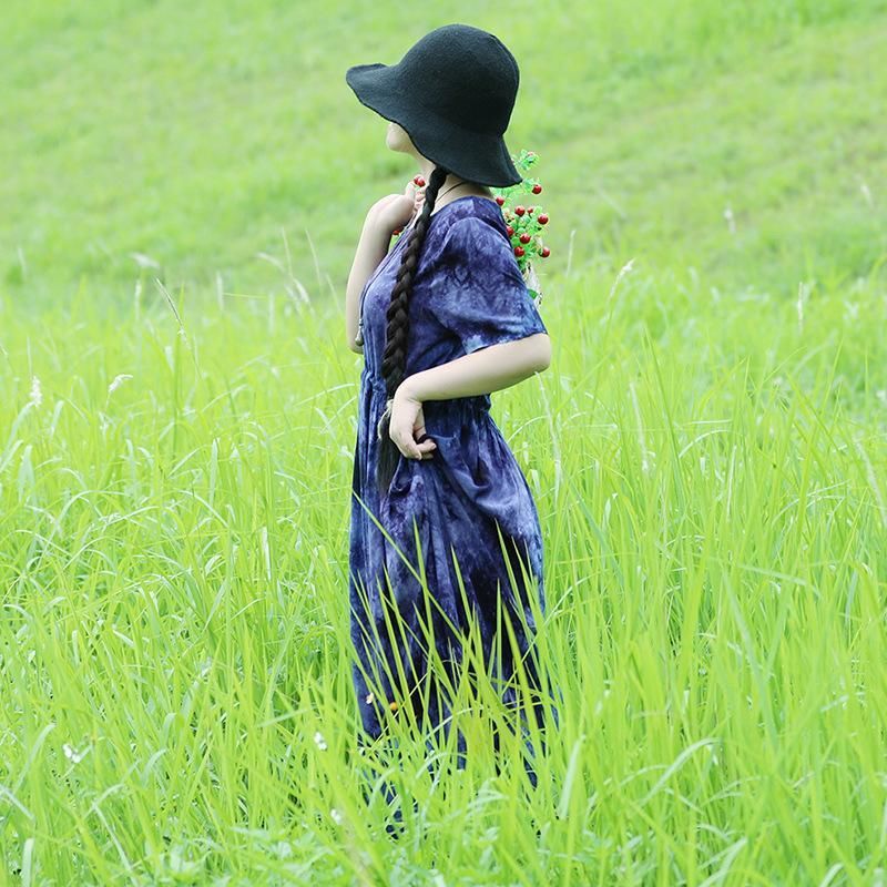 难以置信!现代女人都喜欢的棉麻裙，款款洋气显嫩，连背影都美爆