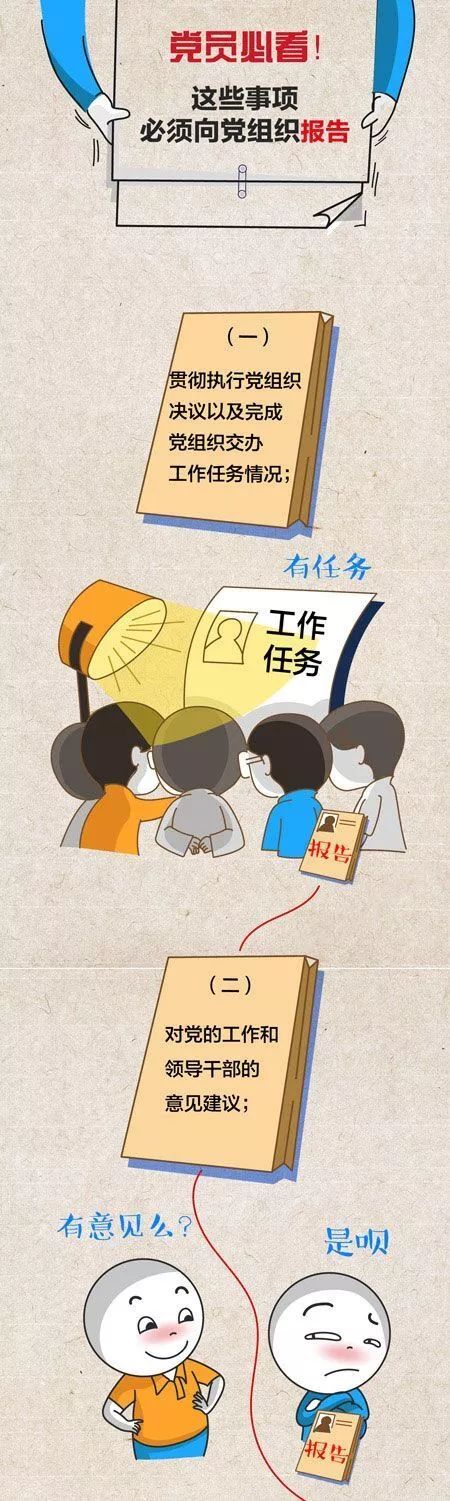 党员必看！这些事项必须向党组织请示报告