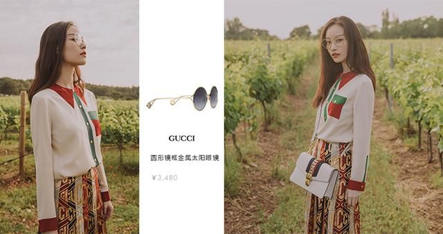 谁说大牌不能小清新，倪妮私服从头到脚一身Gucci，竟清纯如初恋