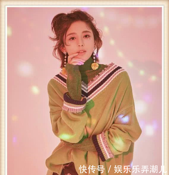 深V裙只服古力娜扎！中间仅靠一块遮羞布，网友这也太撩人了！