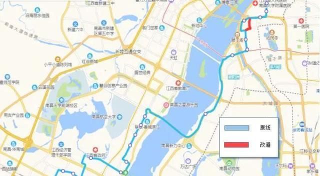  #叠山路胜利路口#最新消息：5月3日起 南昌多条公交线路调整