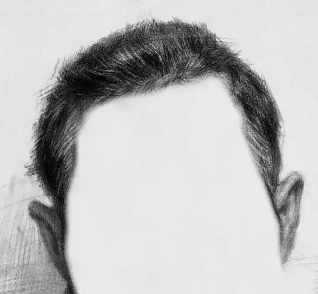 素描头像中头发的处理技巧