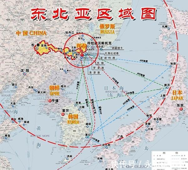 中国东北为何没有出海口，15公里的距离只能望海兴叹