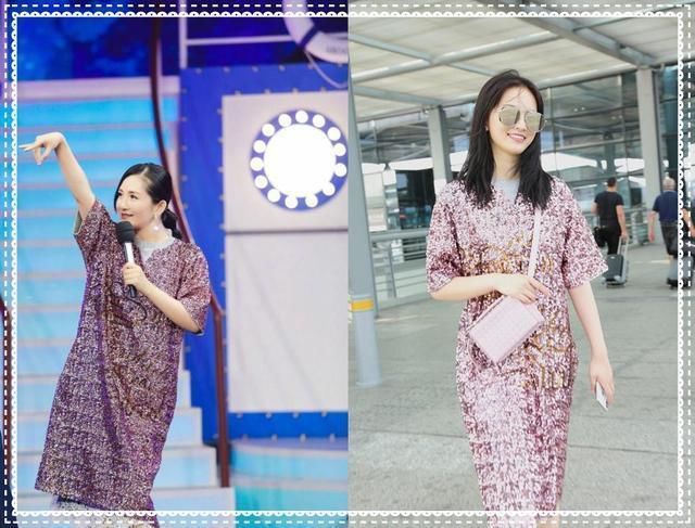 当谢娜撞衫黄灿灿的那一刻，我才知道为什么都说没对比就没伤害