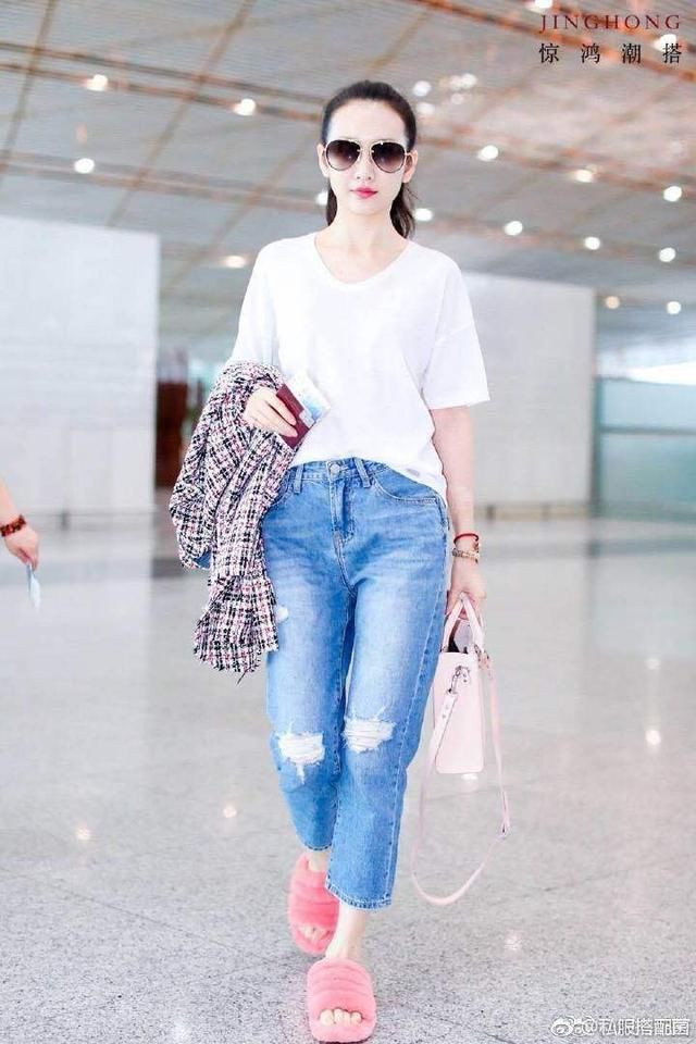 看了杨幂的腿，再看看王鸥的腿，网友：刘恺威真是好福气啊！