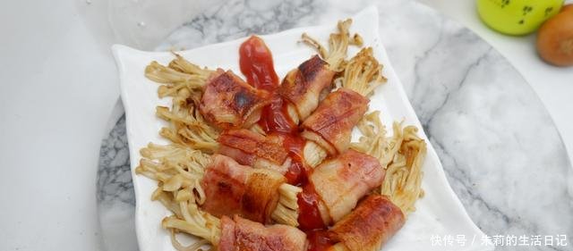 『懒人』好吃又好做的懒人美味——培根金针菇卷的做法来啦