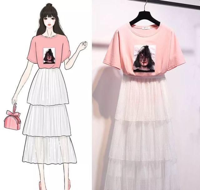 『件套』春季出门,建议穿这新式网纱裙!洋气又吸睛,特好看