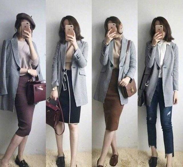  『女生』初春温柔气质穿搭，小个子女生穿显高又显瘦，秒变女神范十足