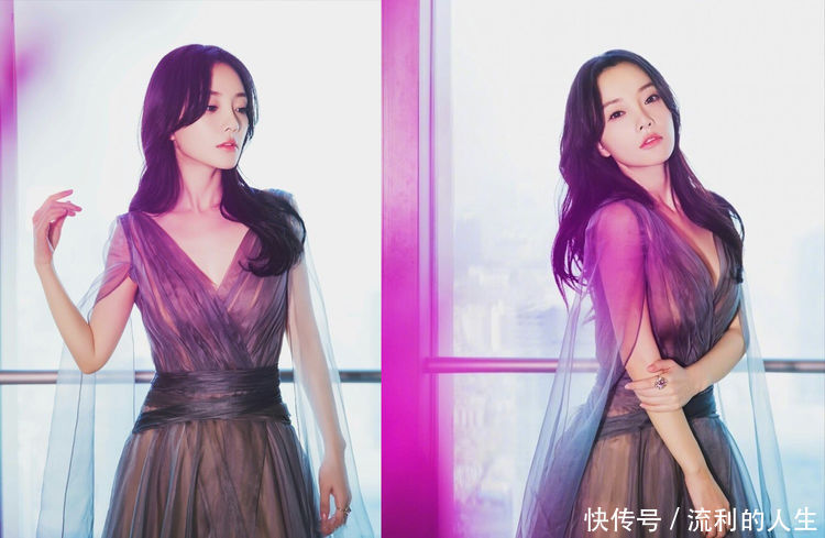 李小璐越来越有韵味了，薄纱裙女人味爆棚，网友：美的冒泡