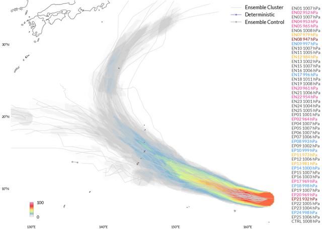  「意外」捅了台风窝？浣熊意外增强到10级，正转向日本，21号台