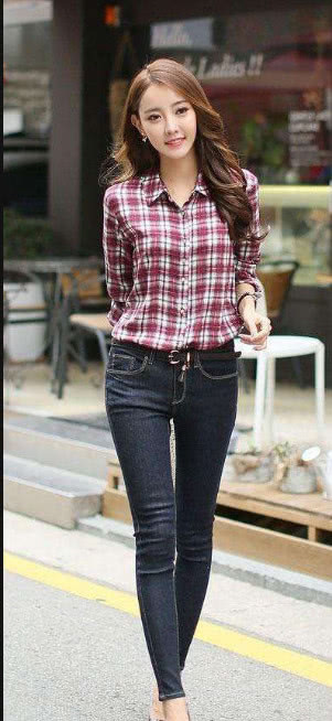 紧身裤穿上非常的甜美优雅，释放强大气场，在细节上体现精致感