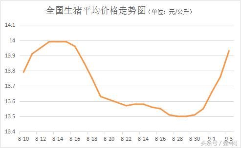 猪价涨幅扩大，局地价格突破15元/公斤