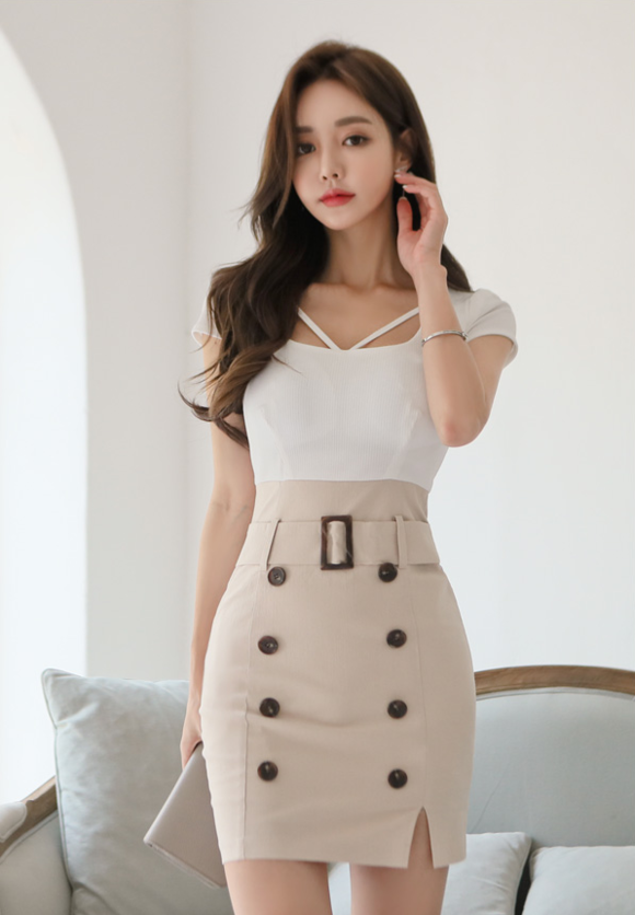 女神孙允珠，经典北欧系浪漫慵懒皎月衣裙