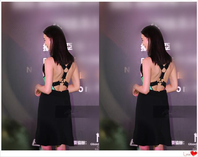 厉害了张钧甯！前看“平”淡无奇，后看美背柳腰，穿出满满女人味