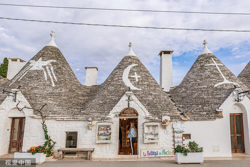 意大利阿尔贝罗贝洛 充满童话色彩的“蘑菇村”