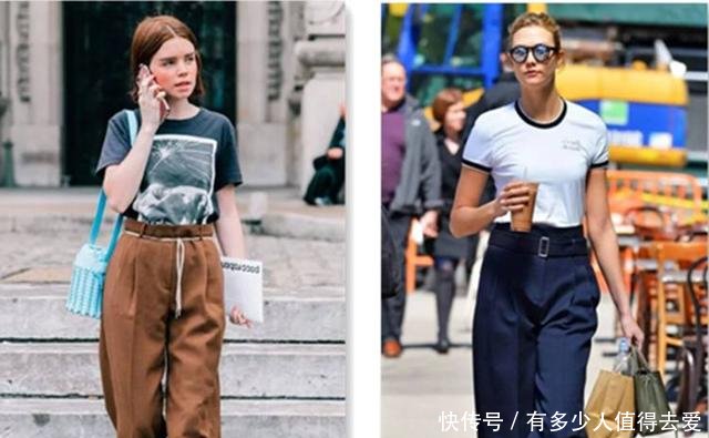 女生阔腿裤万万不要这样穿出门，特别第1个，显丑又没女人味！