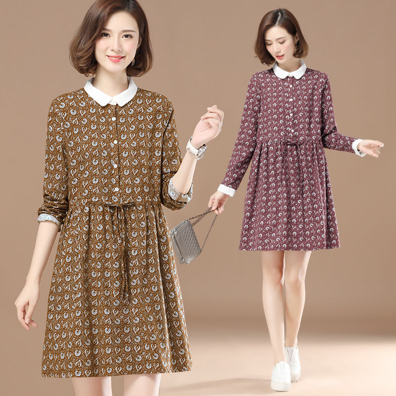 若你身高低于160，秋后少穿长裙，试试娃娃衫，洋气减龄又遮肉