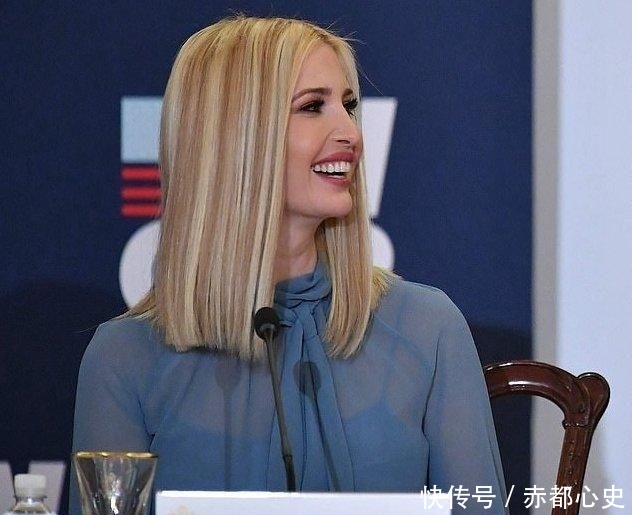  「特别」伊万卡难得穿成小仙女，纱裙配暖色红唇摇曳生姿，凹凸感更不真实