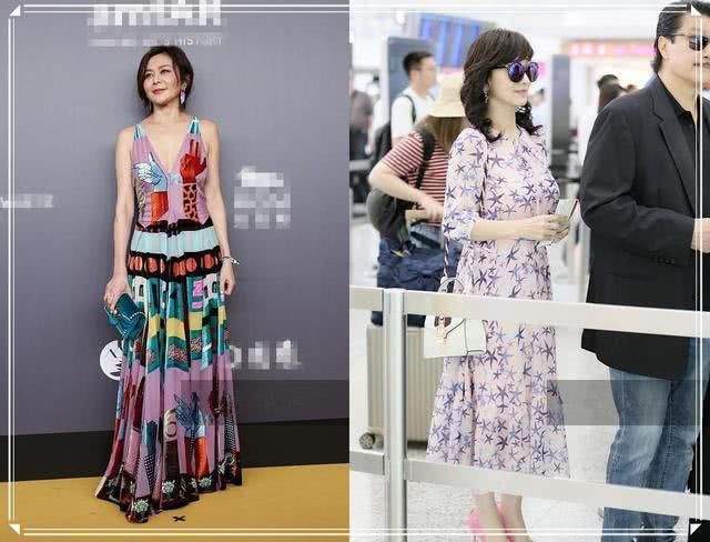 本以为55岁关之琳穿印花裙够少女了，可看到63岁赵雅芝，我沉默了