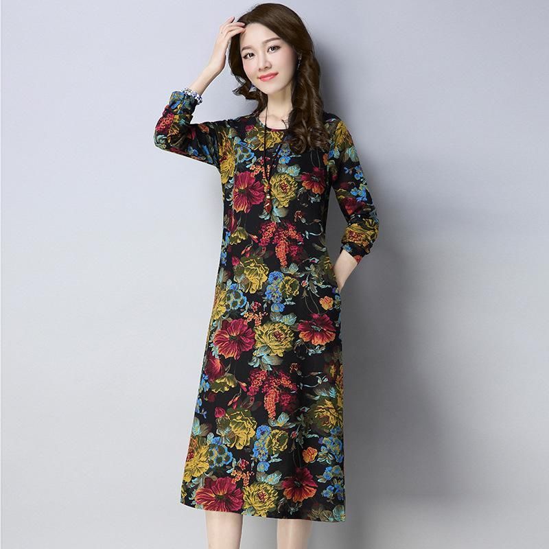 入秋后早晚凉，7080后别穿短款，新出秋裙，一款比一款美嫩