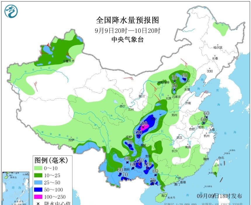 预报@又避开山东了？东海低压可能要跑走！GFS预报中秋或出现三