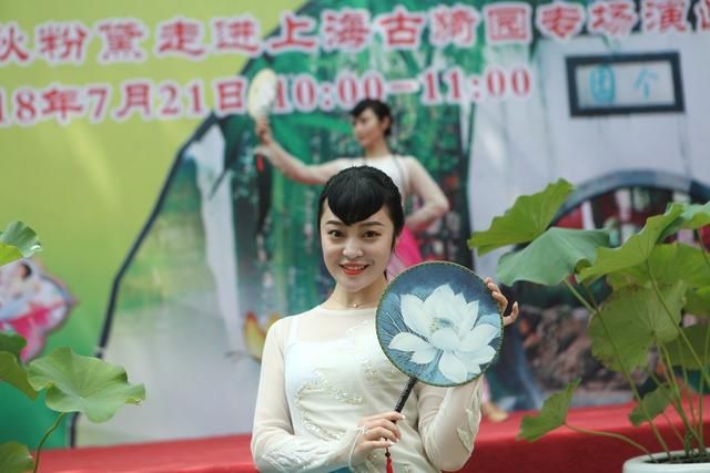 荷而来,个园千秋粉黛上海古猗园演绎扬州风情