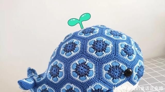  非洲：初学者也可以学习！ 毛线编织钩针非洲菊花形鲸(附图)