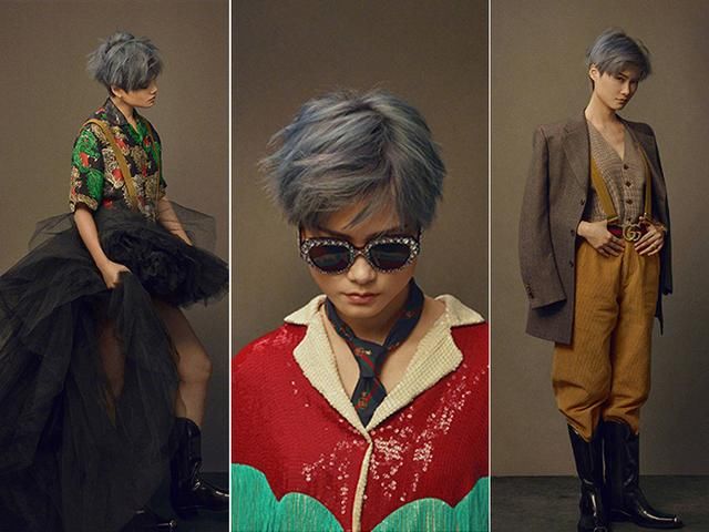 李宇春GUCCI 大片曝光，复古风情尽显大牌风范