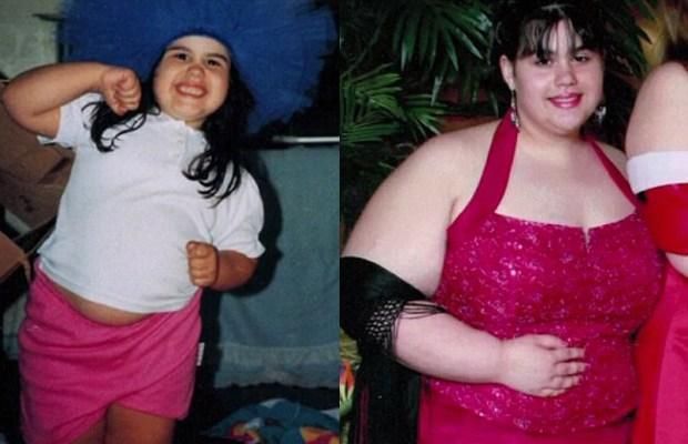 她从体重600斤到200斤，原来，肥胖会遮住一个人的美！