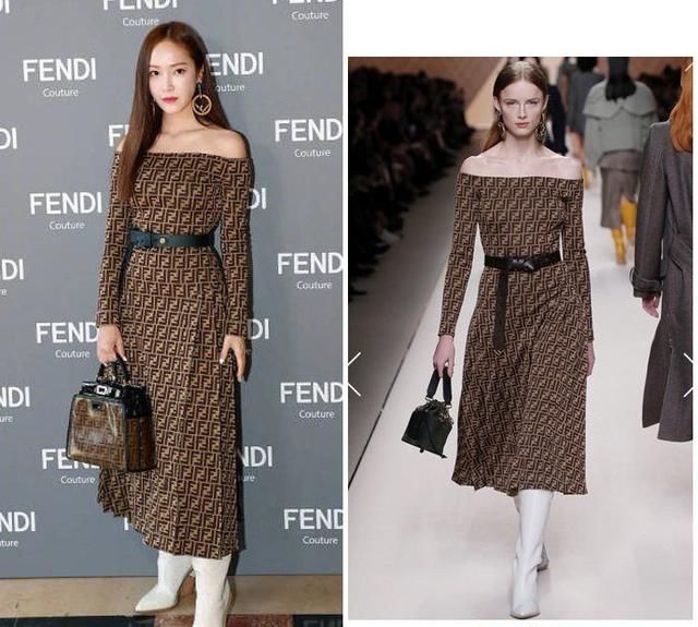 郑秀妍尴尬了!穿过膝长靴配这么厚的靴子，网友:嫌自己不够胖?