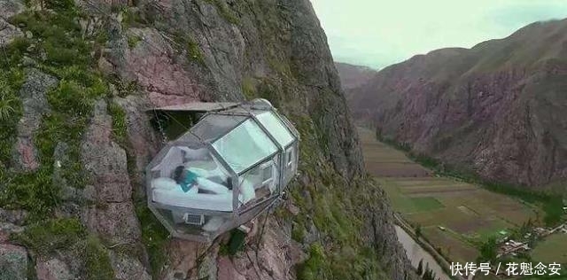 悬崖上的酒店:想入住要攀岩或吊索才行,住一晚2千还要排队!