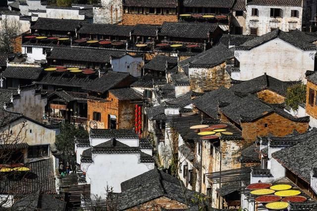 秋天的模样，篁岭都有了!不如趁着人少的初秋去看晒秋节