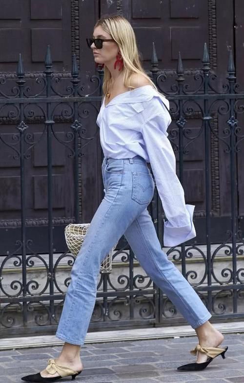 『舒适』奶奶鞋早就过时了,今年流行“猫跟鞋”,照着穿舒适百搭又时髦