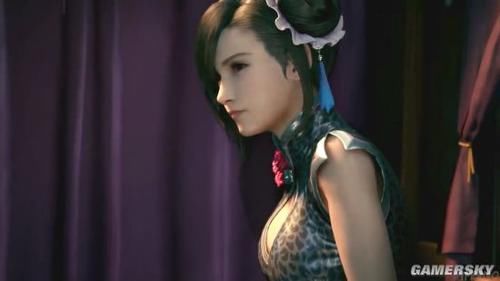  【制版】《最终幻想7：重制版》蒂法爱丽丝全服装演示 克劳德都看呆了