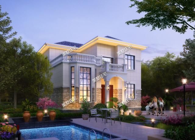 8套二层农村别墅，造价仅25万，款款亮眼