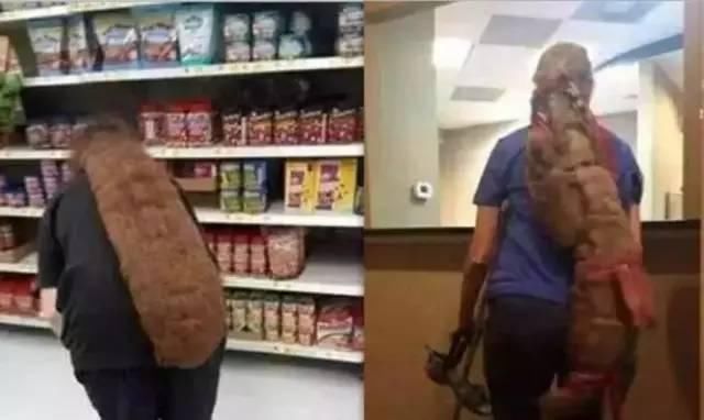 女子把“扫把”挂在自己身上?7年不洗头只因丈夫喜欢自然的秀发