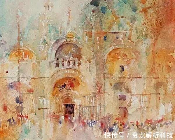 『画家』法国画家的灰调水彩画,太有质感啦