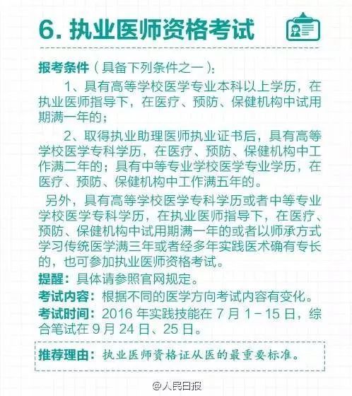  取消|国务院取消一大批证书，执业医师等资格证书含金量最高！