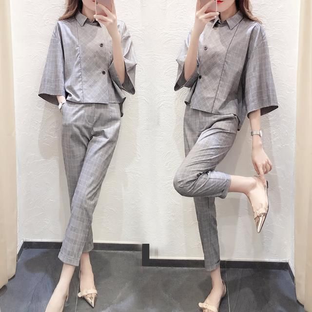 小个子女人别穿长裤，新出秋季套装，显档次又漂亮，美的先人一步